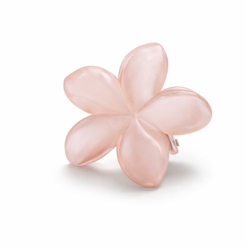Cute Pink Flower Hair Clip – Stylish Floral Hair Accessory for Girls & Women