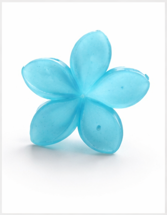 Blue Flower Hair Clip – Cute Floral Hair Accessory for Girls & Women